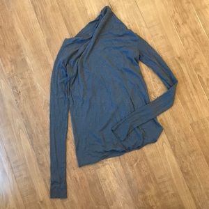 Rick Owens Lillies asymmetric neck top